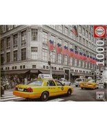 Educa Fifth Avenue New York 1000 pc Jigsaw Puzzle Colored B &amp; W Photo Ye... - £15.77 GBP