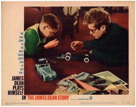 *THE JAMES DEAN STORY (1957) Dean Plays With His Cousin Marcus Winslow #... - $125.00