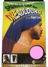 Pink ~18&quot;Dreadlocks Jumbo Rasta Stocking Spandex Cap Reggae FLEX Rastafari - £16.70 GBP