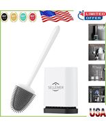 Innovative Toilet Brush &amp; Holder Set - No Rust, Tangle-Free Cleaning Exp... - $350.07 MXN