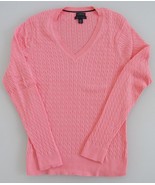 Tommy Hilfiger Women&#39;s V-Neck Cotton Sweater Size Large - $19.00