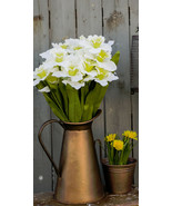 Decorative Rustic Copper Pitcher Vase Flower Pot Tabletop VINTAGE INSPIR... - £17.58 GBP