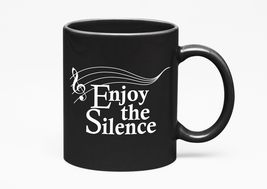 Make Your Mark Design Enjoy The Silence Sarcastic Quote With G Clef Musical Note - £17.50 GBP+