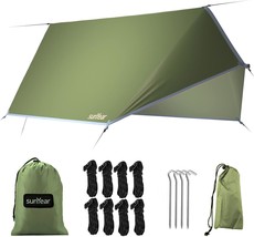 The Best Sunyear Hammock Tent Rain Fly For Backpacking Hiking Camping Survival - £51.32 GBP