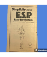 Simplicity 5969 Romper Pattern Miss 8-12 1983 Uncut No Envelope Extra Su... - £7.76 GBP