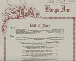 King&#39;s Inn Menu The Barclay New York City 1959  - £37.38 GBP