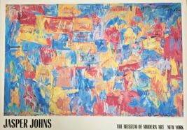 Jasper Johns - Cartel Original - Map - Moma Nyc - 170cm x 120cm - Rareza... - $328.86