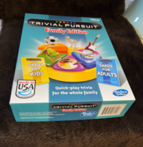 Trivial Pursuit Family Edition Board Game By Hasbro - Game Night Complete - $12.99