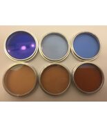 Vintage Lifacolor filters LCB 3c, 6c, 12c/LCR 3c, 6c, 12c filters, set of 6 LIFA