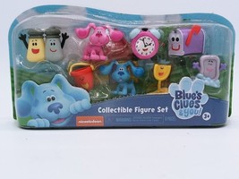 Blues Clues &amp; You 8 Piece Collectible Mini Figure Set Nickelodeon - £11.93 GBP