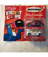 Fruit loops Mattel matchbox, red ford focus and white vw concept , from ... - £17.37 GBP