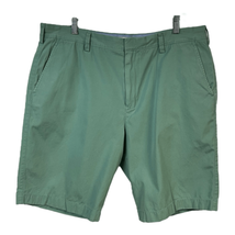 J Crew Mens Green Flat Front Twill Cotton Casual Chino Shorts Size 38 - £6.36 GBP