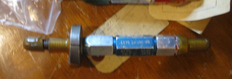 GTD Woodworth Plug Gage Set / GO- .3911 ; No-Go- .3972  pn#- .4375 14UNC-2B - $37.99