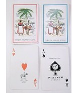 Piatnik Double Deck Playing Cards Virgin  Islands Souvenir  Palm Trees B... - $18.80