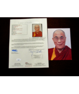 DALAI LAMA TIBETAN SPIRITUAL LEADER TENZIN GYATSO SIGNED AUTO 5X7 PHOTO ... - €429,97 EUR