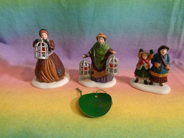 Dept 56 Dickens Heritage Village The Bird Seller 3 Figure Set Retired - £12.60 GBP