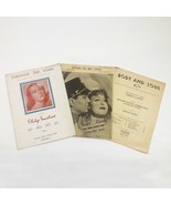 Set of 3 Music Sheets 1930&#39;s Through the Years Stars in My Eyes Body &amp; Soul - $261.93 MXN