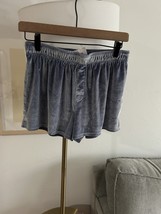 PINK  Blue Gray Cozy Velvet Fairy Y2K Lounge Shorts Size S - €17,53 EUR