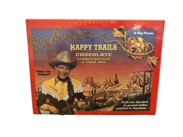 Roy Rogers Happy Trails Chocolate Peanut Butter Trail Mix Sealed in Plastic Box - £21.52 GBP