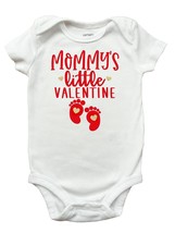 Mommys Little Valentine Shirt, Mommys Valentine Romper, Valentines Day R... - $12.95