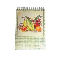 Daysprings Christian Spiral Recipe Book w/Easel Stand Fruit Print Hardcover - $18.80