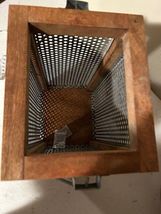 Square wood Lantern with Candlle image 8