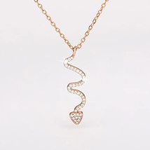 Snake necklace,snake chain,gift for her,snake choker,gold necklace,gold snake ne - £19.98 GBP