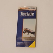 American Airlines Worldwide Timetable Effective April 6, 1997 Complete - $7.69