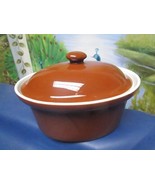Hall Pottery Oven Casserole Brown 7 1/2 X 5 1/2&quot; - $74.47 CAD