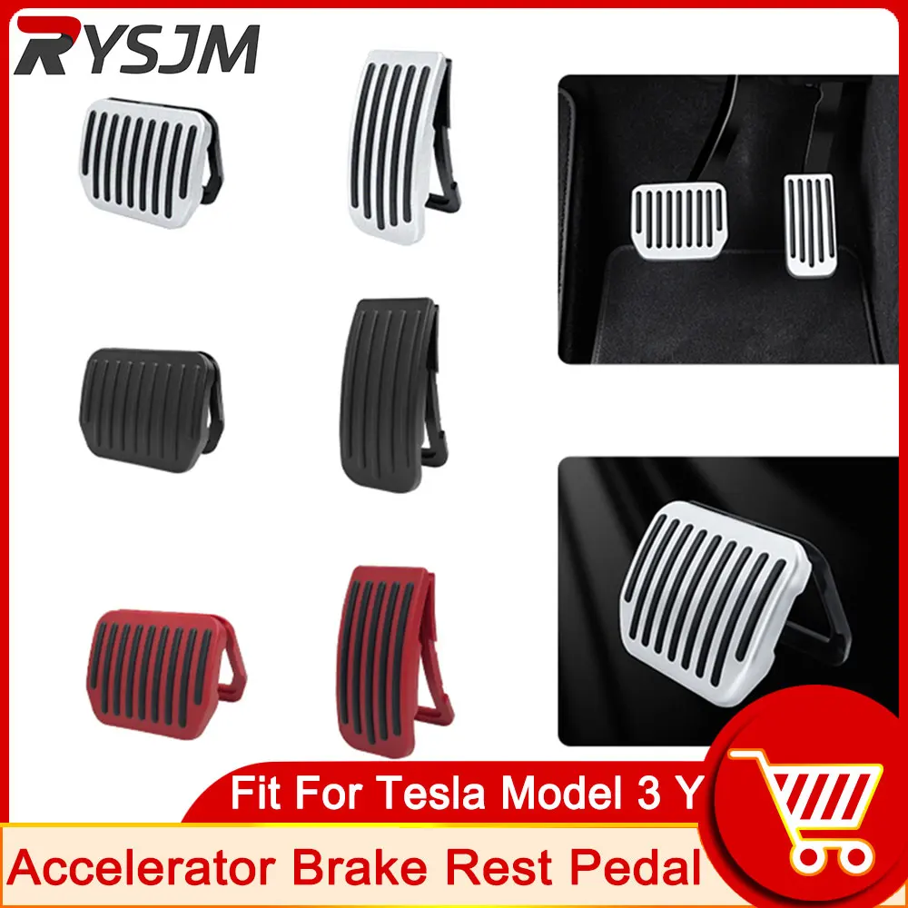 For Tesla Model 3 2023 Pedal Pads Covers for Model Y Accessories Styling - $21.27+