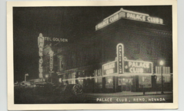 Palace Club,Reno,Nevada Postcard B&amp;W PHOTO,1940&#39;s-GREYCRAFT Photo #R172 - £6.13 GBP