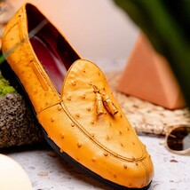 Aubiere Genuine Ostrich Quill Loafer Buttercup image 8