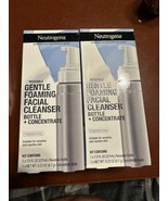 LOT OF 2 Neutrogena Reusable Gentle Foaming Facial Cleanser Bottle + Con... - $16.66 CAD