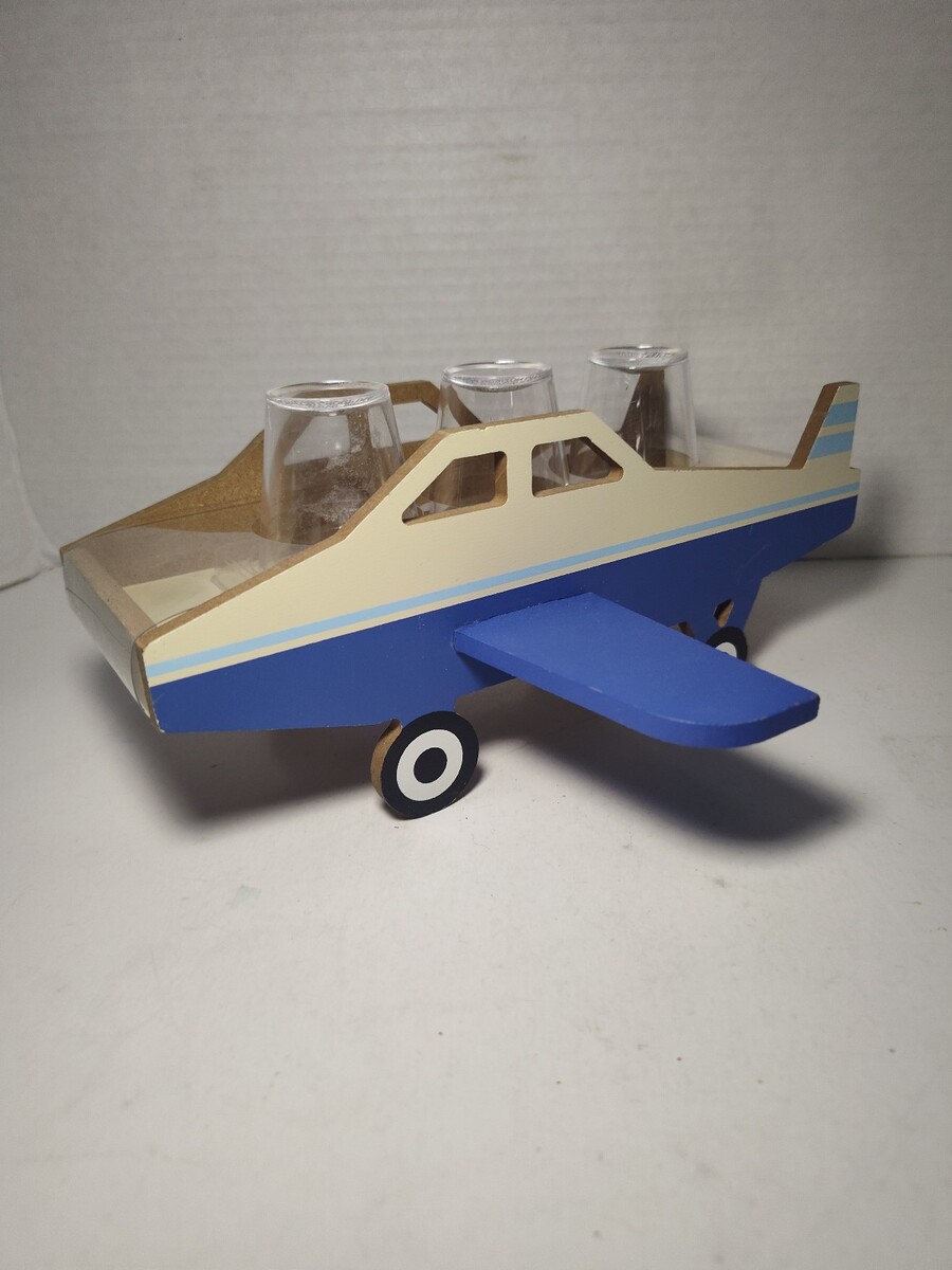 Horizon Group USA Target Bullseyes Playground Airplane Shot Glass Holder... - $8.90