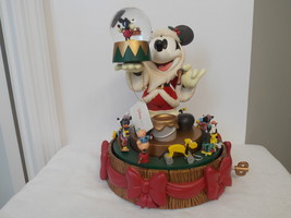 Disney Mickey Mouse Santa Workshop Snowglobe  - £192.72 GBP
