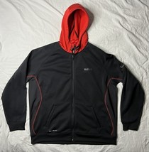Nike LeBron James Hoodie Jacket Men’s 2XL Black Full Zip 482896-010 Acti... - $30.00