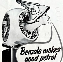 Benzole Petrol Oil Company 1953 Advertisement UK Import Gas London DWII8 - $385.97 MXN