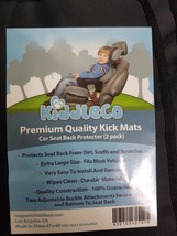 Backseat Kid Kick Mats 2 Pack Car Protector Toddlers Baby - £11.03 GBP