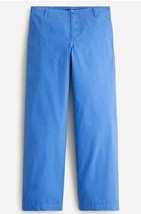New J Crew Women Sailor Heritage Chino Pants Ocean Blue Sz 27 Mid Rise Cotton - £46.70 GBP