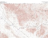 Confidence Hills Quadrangle, California 1950 Topo Map USGS 15 Minute Top... - $21.99