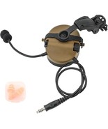 Tactical Helmet ARC Rail Mount Version Single Side Headset with KEN U94 ... - $44.50