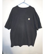 Carhartt Pocket T Shirt - Mens Size 2XL - Tall -  Black - Loose Fit - $19.98