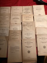 WWI 1917 War Office Manuals Lot of 20 W Machine Guns Grenade Warfare etc... - $237.50