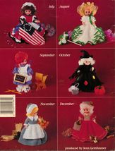 13&quot; Doll Clothes Halloween Thanksgiving Xmas Patriotic July-Dec. Crochet Pattern - £10.96 GBP