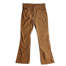 Levi&#39;s 646 Bell Bottom White Tab Vintage 1970s Brown Corduroy Pants Size... - $148.45