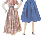 Vtg 1952 Vogue Pattern 7761 One Piece Dress and Blouse Size 14 Bust 32 H... - $28.66