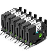 For Brother Label Maker Tape Laminated White Tape Replace12mm 0.47 - $24.63