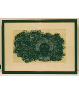 Framed 1967 Ashford St Mary the Virgin Church Brass Rubbing County Kent ... - €206,25 EUR