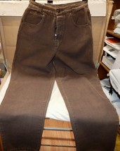 Woman&#39;s Jeans B.W.B. 28&quot; x 29&quot; Size 9 Rise 11&quot; Lt Brown 71290 Cotton 264Z - £18.77 GBP