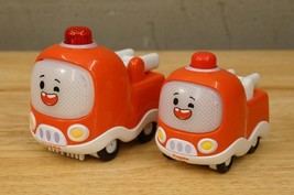 2PC Toy Lot VTECH Freddie The Firetruck Fire Engine Battery Operated Wor... - £10.11 GBP